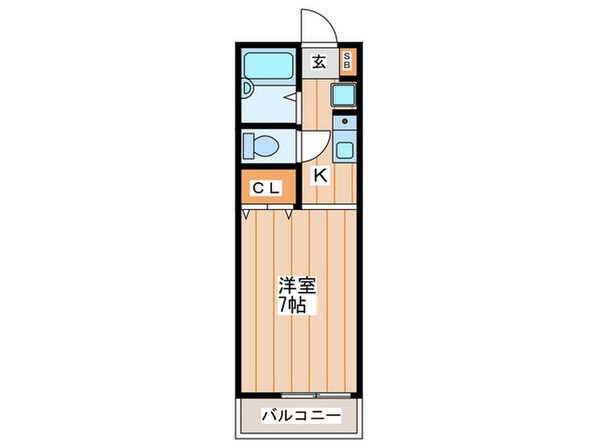 プレジール２の物件間取画像